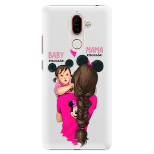 Plastové puzdro iSaprio - Mama Mouse Brunette and Girl - Nokia 7 Plus vyobraziť