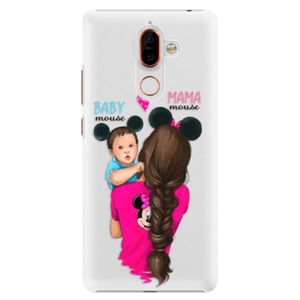 Plastové puzdro iSaprio - Mama Mouse Brunette and Boy - Nokia 7 Plus vyobraziť