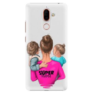 Plastové puzdro iSaprio - Super Mama - Boy and Girl - Nokia 7 Plus vyobraziť