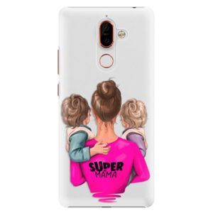 Plastové puzdro iSaprio - Super Mama - Two Boys - Nokia 7 Plus vyobraziť