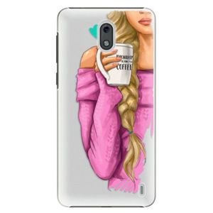 Plastové puzdro iSaprio - My Coffe and Blond Girl - Nokia 2 vyobraziť