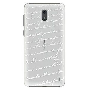 Plastové puzdro iSaprio - Handwriting 01 - white - Nokia 2 vyobraziť