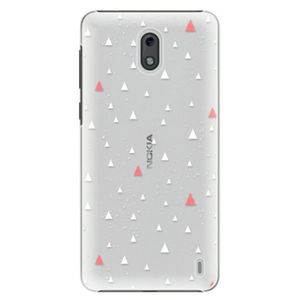 Plastové puzdro iSaprio - Abstract Triangles 02 - white - Nokia 2 vyobraziť