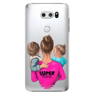 Plastové puzdro iSaprio - Super Mama - Boy and Girl - LG V30 vyobraziť
