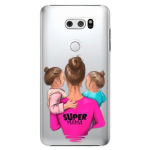 Plastové puzdro iSaprio - Super Mama - Two Girls - LG V30 vyobraziť