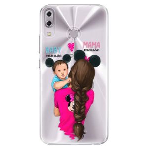 Plastové puzdro iSaprio - Mama Mouse Brunette and Boy - Asus ZenFone 5 ZE620KL vyobraziť