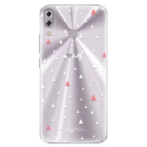 Plastové puzdro iSaprio - Abstract Triangles 02 - white - Asus ZenFone 5 ZE620KL vyobraziť