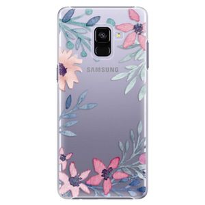 Plastové puzdro iSaprio - Leaves and Flowers - Samsung Galaxy A8+ vyobraziť