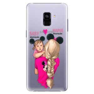 Plastové puzdro iSaprio - Mama Mouse Blond and Girl - Samsung Galaxy A8+ vyobraziť