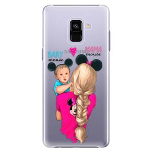 Plastové puzdro iSaprio - Mama Mouse Blonde and Boy - Samsung Galaxy A8+ vyobraziť