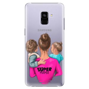 Plastové puzdro iSaprio - Super Mama - Boy and Girl - Samsung Galaxy A8+ vyobraziť
