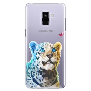 Plastové puzdro iSaprio - Leopard With Butterfly - Samsung Galaxy A8+ vyobraziť