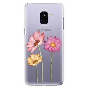 Plastové puzdro iSaprio - Three Flowers - Samsung Galaxy A8+ vyobraziť