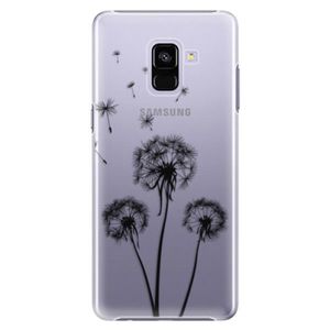 Plastové puzdro iSaprio - Three Dandelions - black - Samsung Galaxy A8+ vyobraziť