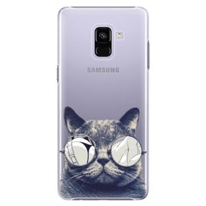 Plastové puzdro iSaprio - Crazy Cat 01 - Samsung Galaxy A8+ vyobraziť