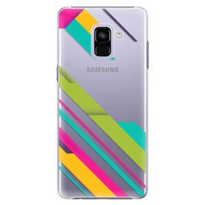 Plastové puzdro iSaprio - Color Stripes 03 - Samsung Galaxy A8+ vyobraziť