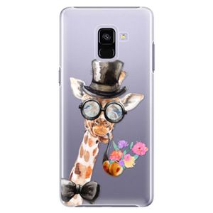 Plastové puzdro iSaprio - Sir Giraffe - Samsung Galaxy A8+ vyobraziť