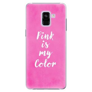 Plastové puzdro iSaprio - Pink is my color - Samsung Galaxy A8+ vyobraziť
