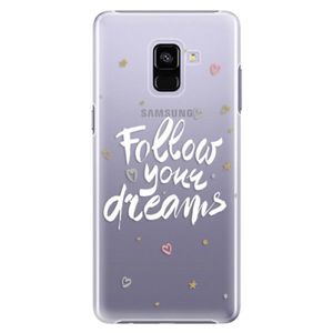 Plastové puzdro iSaprio - Follow Your Dreams - white - Samsung Galaxy A8+ vyobraziť