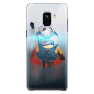 Plastové puzdro iSaprio - Mimons Superman 02 - Samsung Galaxy A8+ vyobraziť