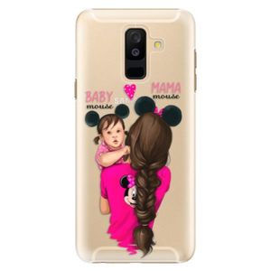 Plastové puzdro iSaprio - Mama Mouse Brunette and Girl - Samsung Galaxy A6+ vyobraziť