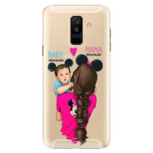 Plastové puzdro iSaprio - Mama Mouse Brunette and Boy - Samsung Galaxy A6+ vyobraziť