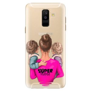Plastové puzdro iSaprio - Super Mama - Two Boys - Samsung Galaxy A6+ vyobraziť