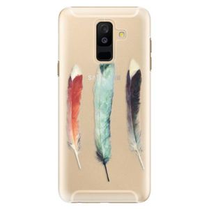 Plastové puzdro iSaprio - Three Feathers - Samsung Galaxy A6+ vyobraziť