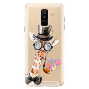 Plastové puzdro iSaprio - Sir Giraffe - Samsung Galaxy A6+ vyobraziť