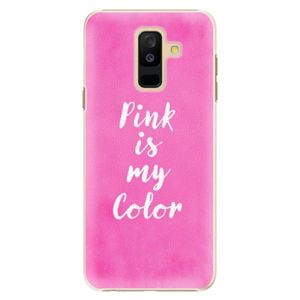 Plastové puzdro iSaprio - Pink is my color - Samsung Galaxy A6+ vyobraziť