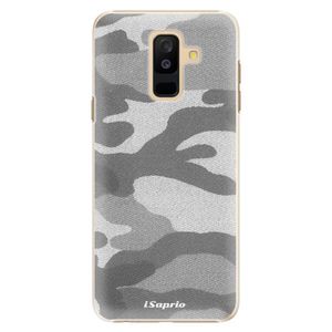 Plastové puzdro iSaprio - Gray Camuflage 02 - Samsung Galaxy A6+ vyobraziť