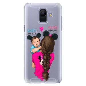 Plastové puzdro iSaprio - Mama Mouse Brunette and Boy - Samsung Galaxy A6 vyobraziť