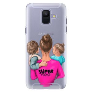 Plastové puzdro iSaprio - Super Mama - Boy and Girl - Samsung Galaxy A6 vyobraziť