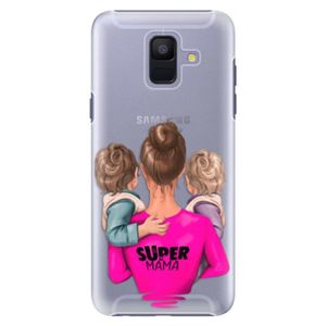 Plastové puzdro iSaprio - Super Mama - Two Boys - Samsung Galaxy A6 vyobraziť
