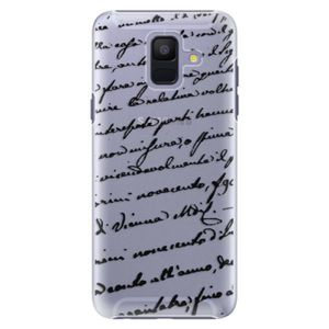 Plastové puzdro iSaprio - Handwriting 01 - black - Samsung Galaxy A6 vyobraziť