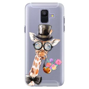 Plastové puzdro iSaprio - Sir Giraffe - Samsung Galaxy A6 vyobraziť