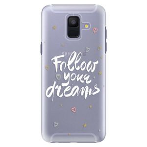 Plastové puzdro iSaprio - Follow Your Dreams - white - Samsung Galaxy A6 vyobraziť
