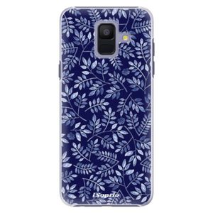 Plastové puzdro iSaprio - Blue Leaves 05 - Samsung Galaxy A6 vyobraziť