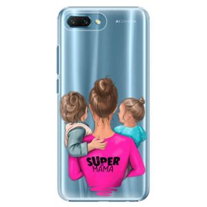 Plastové puzdro iSaprio - Super Mama - Boy and Girl - Huawei Honor 10 vyobraziť