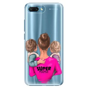 Plastové puzdro iSaprio - Super Mama - Two Boys - Huawei Honor 10 vyobraziť