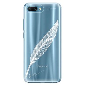 Plastové puzdro iSaprio - Writing By Feather - white - Huawei Honor 10 vyobraziť