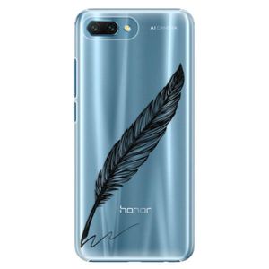 Plastové puzdro iSaprio - Writing By Feather - black - Huawei Honor 10 vyobraziť