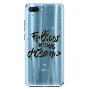 Plastové puzdro iSaprio - Follow Your Dreams - black - Huawei Honor 10 vyobraziť