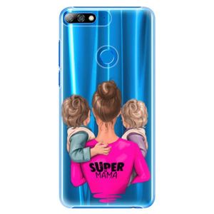 Plastové puzdro iSaprio - Super Mama - Two Boys - Huawei Y7 Prime 2018 vyobraziť