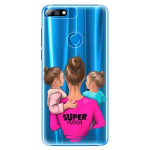Plastové puzdro iSaprio - Super Mama - Two Girls - Huawei Y7 Prime 2018 vyobraziť