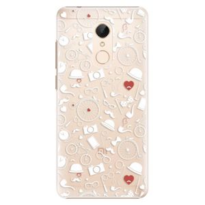 Plastové puzdro iSaprio - Vintage Pattern 01 - white - Xiaomi Redmi 5 vyobraziť