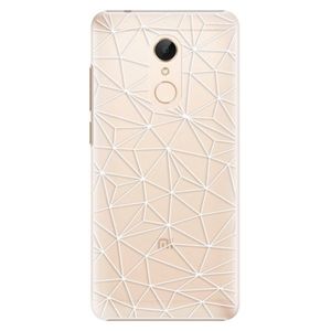 Plastové puzdro iSaprio - Abstract Triangles 03 - white - Xiaomi Redmi 5 vyobraziť