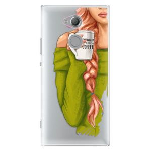 Plastové puzdro iSaprio - My Coffe and Redhead Girl - Sony Xperia XA2 Ultra vyobraziť