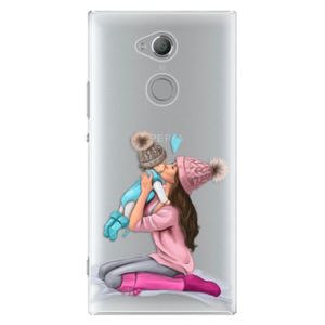 Plastové puzdro iSaprio - Kissing Mom - Brunette and Boy - Sony Xperia XA2 Ultra vyobraziť