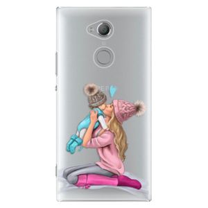 Plastové puzdro iSaprio - Kissing Mom - Blond and Boy - Sony Xperia XA2 Ultra vyobraziť